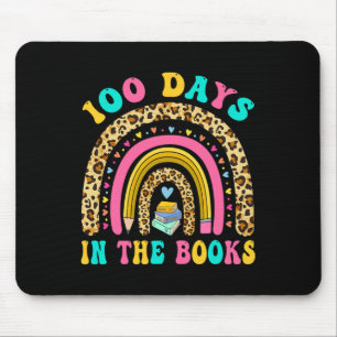 Mousepad 100 Dias Nos Livros "Rainbow Reading Teacher Libr"