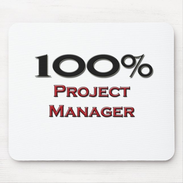Mousepad 100% do Gerenciador de Projetos (Frente)