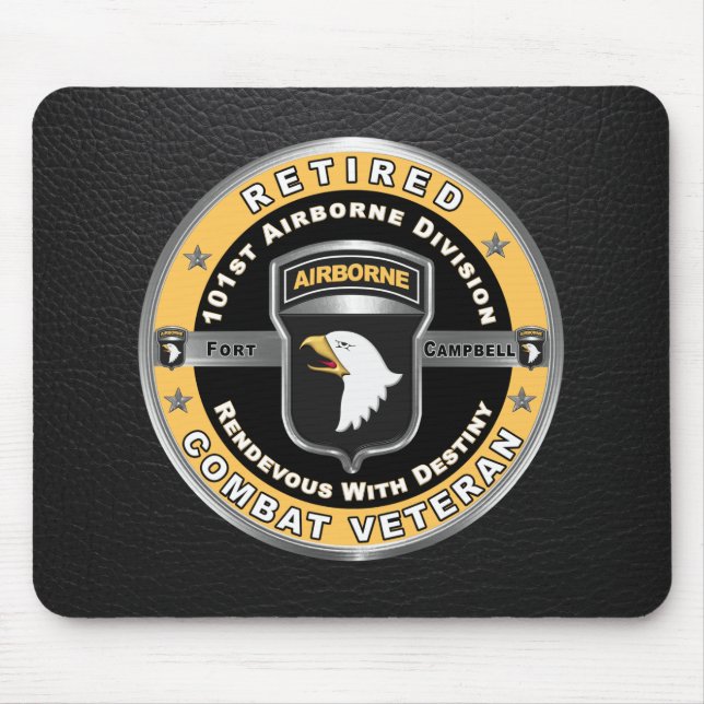 Mousepad 10101 Divisão de Transporte Aéreo de ruas: Veteran (Frente)