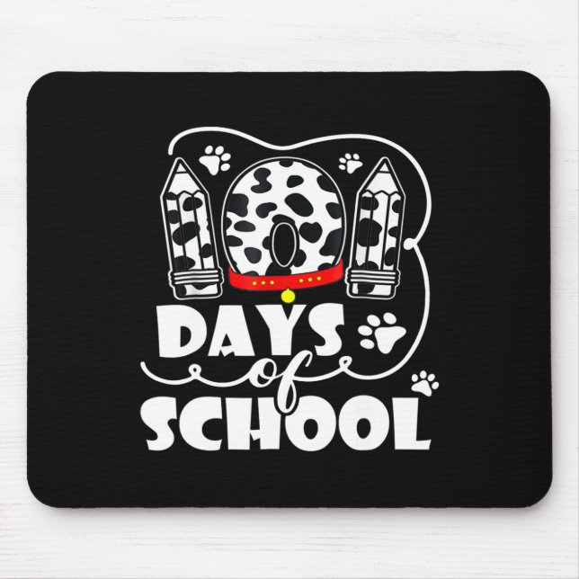 Mousepad 101 Dias de Cachorro Escolar 100 Dias Mais Intelig (Frente)