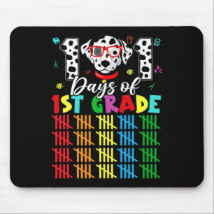 Mousepad 101 Dias na Escola 1rua Cão 100 Dias Mais Intelige