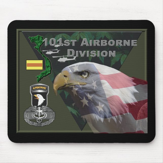 Mousepad 101st Airborne Division Vietnam Veteran (Frente)