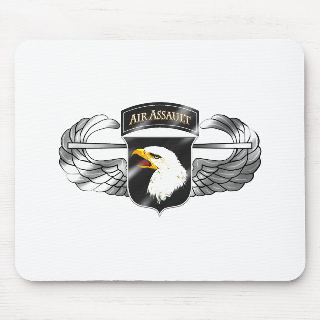 Mousepad 101st Assalto de ar que grita Eagles (Frente)