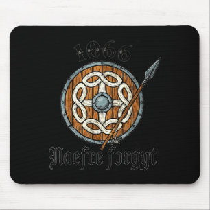 Mousepad 1066 Naefre Forgyt Nunca Esqueça Viking Inglaterra