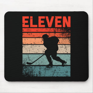 Mousepad 11 Aniversário De Hóquei No Gelo De 11 Anos