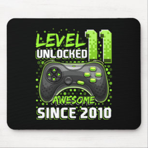 Mousepad 11 Aniversário do 11 do Jogo de Vídeo 2010 Desbloq
