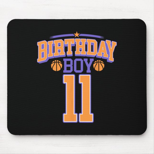 Mousepad 11 Birthday Boy Basball Lover 11 Anos Bd (Frente)
