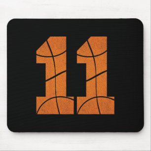 Mousepad 11 Birthday Bysketbyll Boys Kids