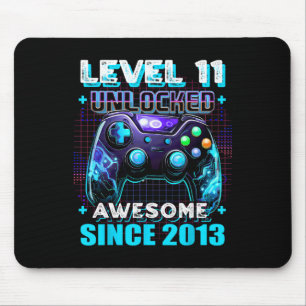 Mousepad 11 Birthday Gamer De 11 Anos Engraçado Garoto Ele