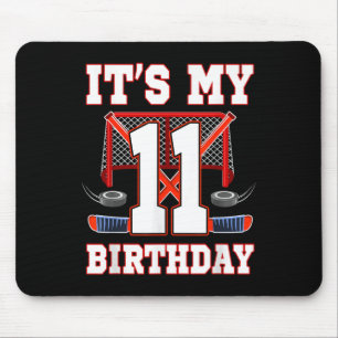 Mousepad 11 Birthday Ice Hockey Player 11 Anos