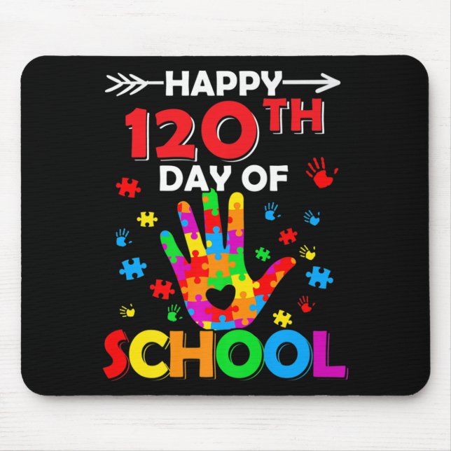 Mousepad 120º Dia do Professor de Autismo Escolar (Frente)