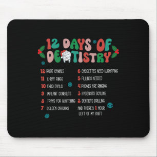 Mousepad 12 Dias De Dentista Natal Dentista Hygie Dental