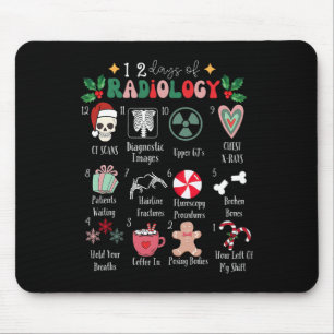 Mousepad 12 Dias Engraçados Da Radiologia De Natal Irradiam