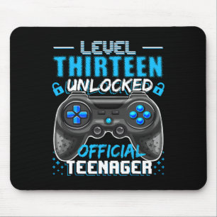 Mousepad 13 Aniversário oficial do jogo de vídeo do adolesc