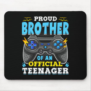Mousepad 13 Birthday, Irmão Orgulhoso, Adolescente Vide