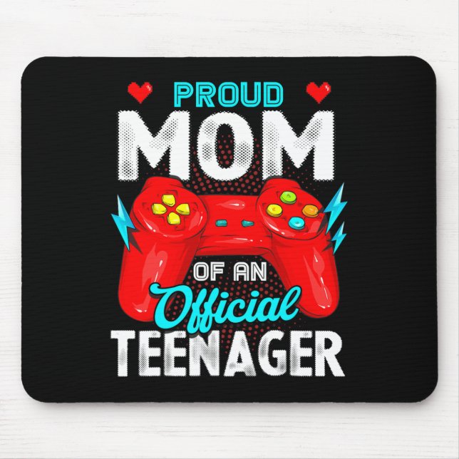 Mousepad 13 Birthday Orud Mãe Adolescente Oficial Vídeo Ga (Frente)