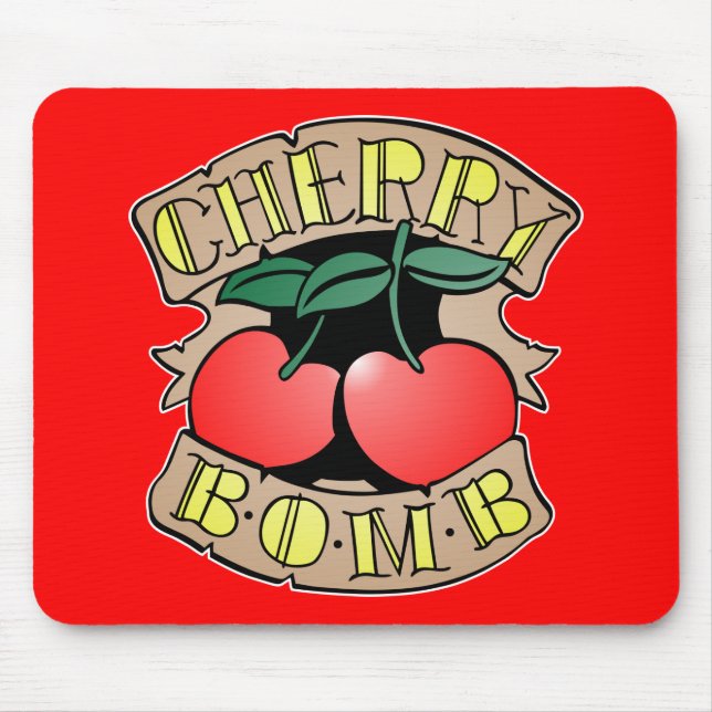 Mousepad 1413032011 - Cherry Bomb Inverso (Rocker & Kustom) (Frente)