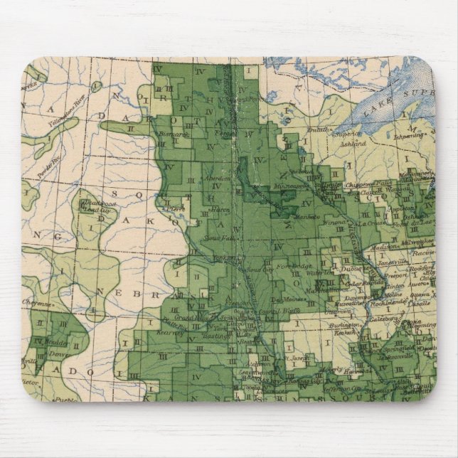 Mousepad 156 Soro de trigo/quilômetro quadrado (Frente)