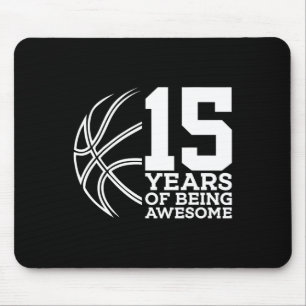 MOUSEPAD 15 ANOS DE ANIVERSÁRIO DO 15 BASQUETEBOL