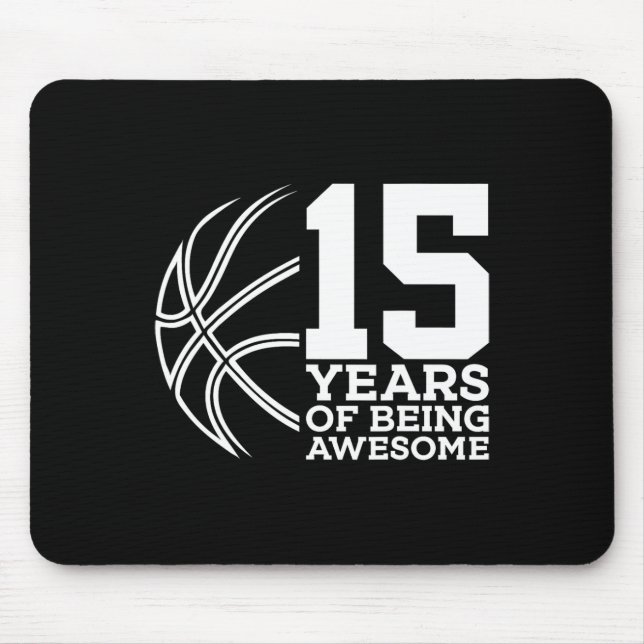 MOUSEPAD 15 ANOS DE ANIVERSÁRIO DO 15 BASQUETEBOL (Frente)
