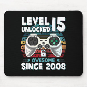 Mousepad 15 anos de bebê filho engraçado jogador 15 de 15 a