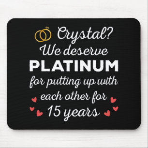 Mousepad 15 Casamento I - Casal Engraçado Cristal
