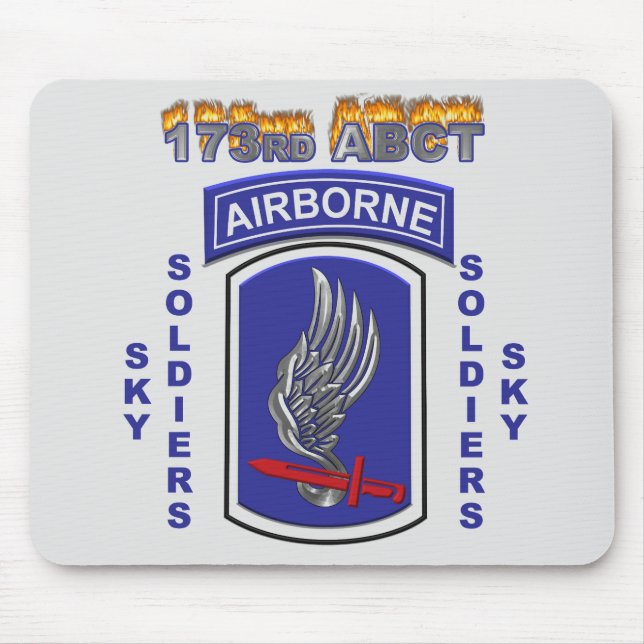 Mousepad 173ª Equipe de Combate da Brigada Aerotransportada (Frente)
