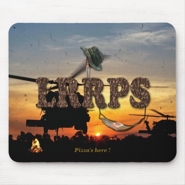 Mousepad 173.o vietname LRRPS LRRP transmitido pelo avião M (Frente)