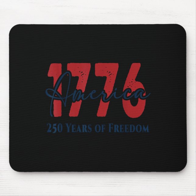 Mousepad 1776 América 250 Anos de Liberdade 2026 (Frente)