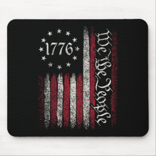 Mousepad 1776 Bandeira Constituição Independência Dia Ameri