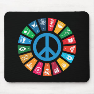 Mousepad 17 Objetivos de Desenvolvimento Sustentável dos DG