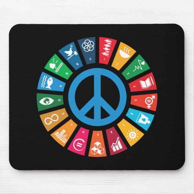 Mousepad 17 Objetivos de Desenvolvimento Sustentável dos DG (Frente)