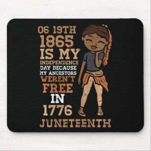 Mousepad 1865 O Dia da Independência Junteia Menina Negra