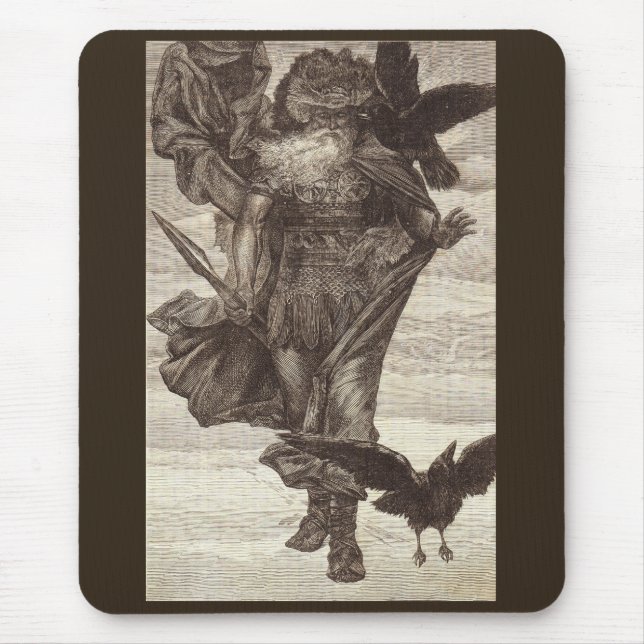 Mousepad 1871 Odin, Deus Nórdico da Sabedoria (Frente)