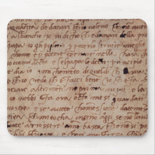 Mousepad 1895-9-15-503 página de W.34v da escrita
