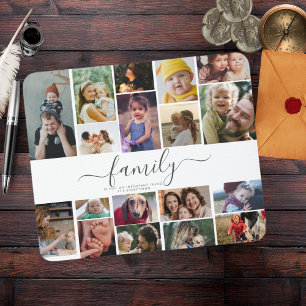 Mousepad 18 Memória de Amor da Família de Faixas Fotográfic
