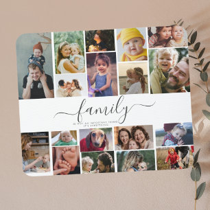 Mousepad 18 Memória de Amor da Família de Faixas Fotográfic
