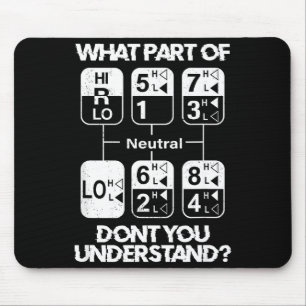 Mousepad 18 Velocidades O Que Você Não Entende Caminhão Eng