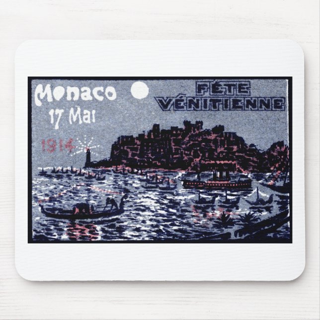 Mousepad 1914 Festival Venetiano de Mônaco (Frente)