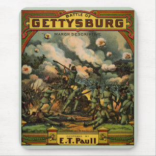 Mousepad 1917 a batalha do cobrir da partitura de