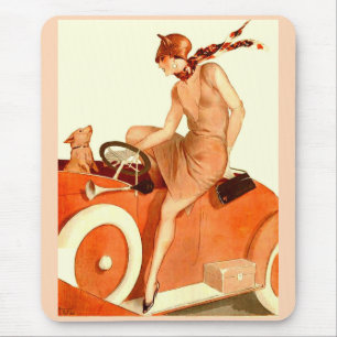 Mousepad 1920, carro e cão