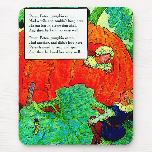 Mousepad 1920 Madre Goose - Peter Pumpkin Eater (Frente)