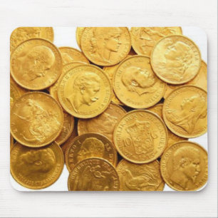 Mousepad 1933 moedas Dourados