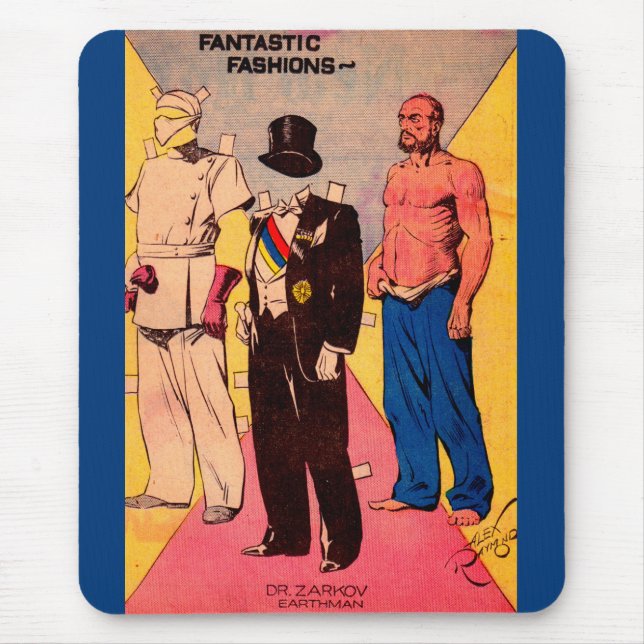 Mousepad 1934 Dra. Zarkov - papel doll Flash Gordon (Frente)