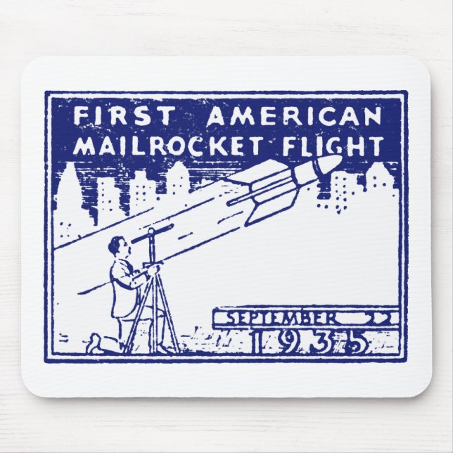 Mousepad 1935 American Rocket Mail (Frente)