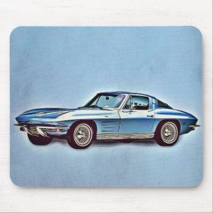 Mousepad 1963 Chevrolet Corvette Sting Ray Coupe