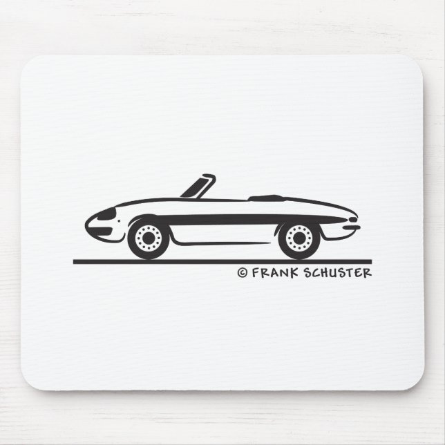 Mousepad 1966 Alfa Romeo Duetto Spider Veloce (Frente)