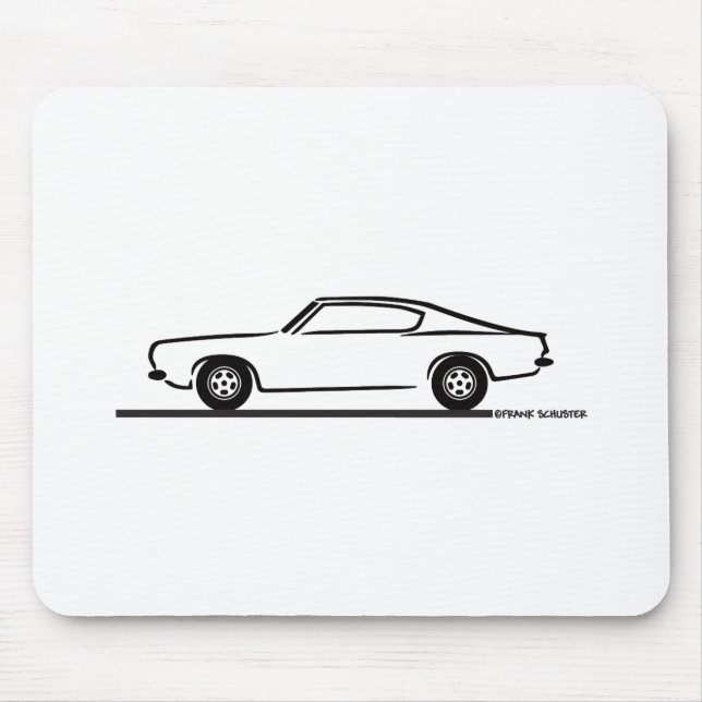 Mousepad 1968 1969 Plymouth Barracuda (Frente)