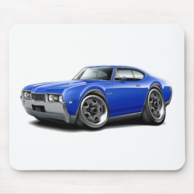 Mousepad 1968 carro do azul dos velhos 442 (Frente)