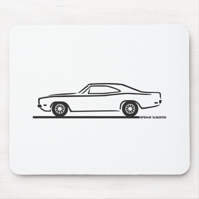 Mousepad 1969 Dodge Charger (Frente)